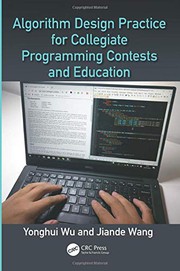 Cover of Algorithm Design Practice for Collegiate Programming Contests and Education by Yonghui Wu