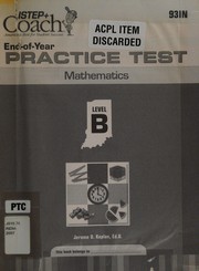Front cover of ISTEP+ coach end-of-year practice test by Jerome D. Kaplan
