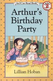 Front cover of Arthur's birthday party by Lillian Hoban