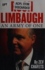 Cover of Limbaugh by Zev Chafets