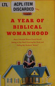 Cover of A year of Biblical womanhood by Rachel Held Evans