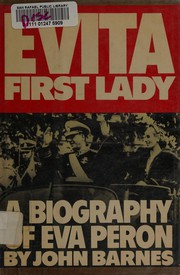 Cover of Evita, First Lady by John Barnes