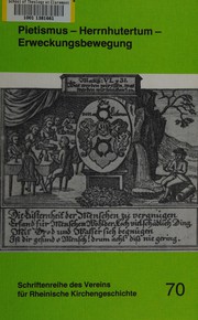 Cover of Pietismus, Herrnhutertum, Erweckungsbewegung by Erich Beyreuther