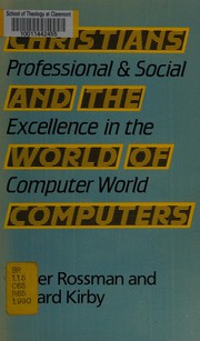 Front cover of Christians and the world of computers by Parker Rossman