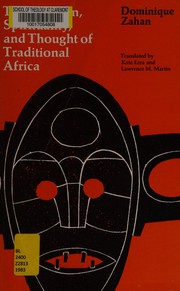 Cover of The Religion, Spirituality and Thought of Traditional Africa by Dominique Zahan