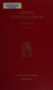 Cover of Carmina by Commodianus