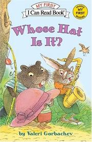 Cover of Whose Hat Is It? by Valeri Gorbachev