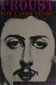 Cover of Marcel Proust by George D. Painter