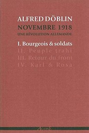 Front cover of November 1918. Eine deutsche Revolution by Alfred Döblin