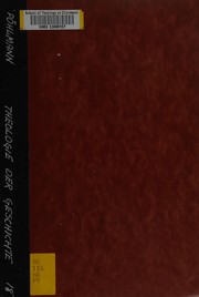 Front cover of Theologie der Geschichte by Tobias Pöhlmann