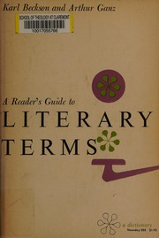 Cover of A reader's guide to literary terms by Karl E. Beckson