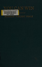 Cover of You can win by Norman Vincent Peale
