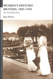 Cover of Women's History by June Purvis