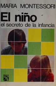 Cover of El niño by Maria Montessori