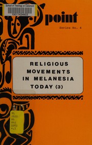Front cover of Religious movements in Melanesia today by Wendy Flannery
