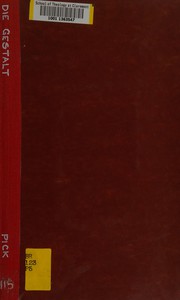 Cover of Die Gestalt des werdenden religiösen Geistes by Georg Pick