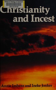 Front cover of Christianity and incest by Annie Imbens