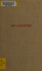 Front cover of My country by Russell Wheeler Davenport