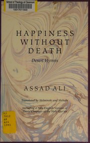 Cover of Happiness without death by Asʻad ʻAlī