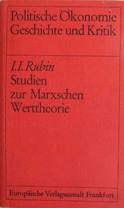 Cover of Очерки по теории стоимости Маркса by Isaak Illich Rubin