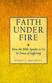 Cover of Faith Under Fire by Daniel J. Simundson