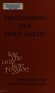 Cover of Erneuerung der einen Kirche by Joachim Lell