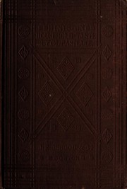 Cover of Hints on household taste in furniture, upholstery, and other details by Charles L. Eastlake