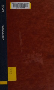 Front cover of Schulethik auf dem Untergrunde einer Sentenzenharmonie by Paul Gever
