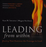 Cover of Leading from within by Sam M. Intrator
