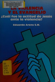Front cover of La violencia y el evangelio by Eduardo Arens