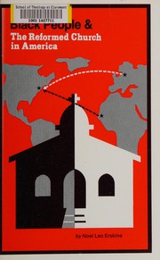 Cover of Black people and the reformed church in America by Noel Leo Erskine
