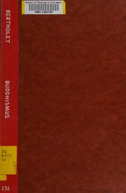 Cover of Buddhismus im Abendland der Gegenwart by Alfred Bertholet