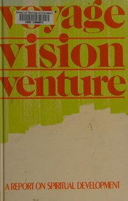 Front cover of Voyage, vision, venture by American Association of Theological Schools. Task Force on Spiritual Development.