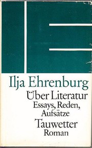 Cover of Über Literatur by Илья́ Григо́рьевич Эренбу́рг