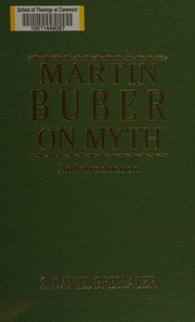 Front cover of Martin Buber on myth by S. Daniel Breslauer