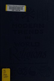 Front cover of Modern trends in world religions by Paul Carus Memorial Symposium (1957 Peru, Ill.)