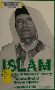 Front cover of Islam and the Third Universal Theory by Mahmoud Ayoub