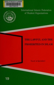 Front cover of The lawful and the prohibited in Islam by Yūsuf Qaraḍāwī