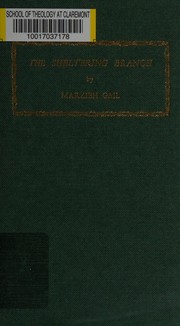 Cover of The sheltering branch by Marzieh Gail