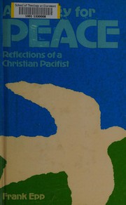 Front cover of A strategy for peace: reflections of a Christian pacifist by Frank H. Epp