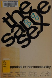 Cover of The Same Sex by Ralph Weltge