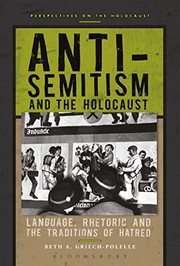Cover of Anti-Semitism and the Holocaust by Beth A. Griech-Polelle