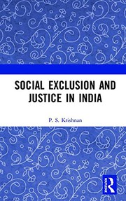 Front cover of Social Exclusion and Justice in India by P. S. Krishnan