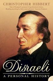 Cover of Disraeli by Christopher Hibbert