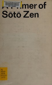 Front cover of A primer of Soto-Zen by Dōgen Zenji