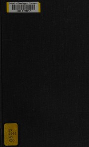 Cover of Covenant and community by William Klassen