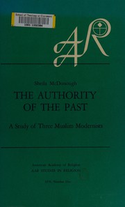 Cover of The authority of the past by Sheila McDonough