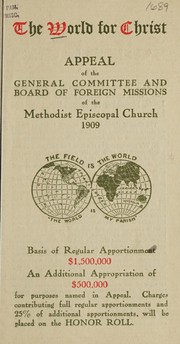 Cover of The world for Christ by Methodist Episcopal Church. Board of Foreign Missions