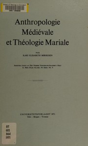 Cover of Anthropologie médiévale et théologie mariale by Kari Elisabeth Børresen