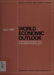 Front cover of World Economic Outlook, April 1988 by International Monetary Fund. Research Department